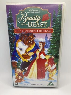 Beauty and the Beast The Enchanted Christmas  VHS Video Tape (NEW)  - Image 1 of 3