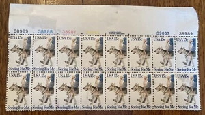 Block of 16 “Seeing For Me" U.S. Stamps - Picture 1 of 1