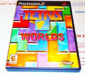 Tetris Worlds Sony PlayStation 2 Puzzle Modern Tetris ohne Handbuch THQ Black Label - Bild 1 von 3