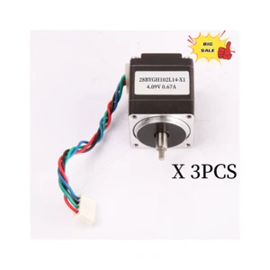 (US Ship)3PCS 28BYGH102L14-X1 Stepper Motor 6N.cm,Small Motor,0.67A, 2phases - Picture 1 of 4