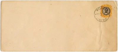 ЛИБЕРИЯ ПОЧТОВЫЕ КАНЦЕЛЯРСКИЕ ТОВАРЫ Б/У CTO 10c - Изображение 1 из 2