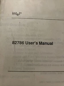 VINTAGE INTEL 82776 1986 PODRĘCZNIKI UŻYTKOWNIKA - Super RZADKIE - Zdjęcie 1 z 8