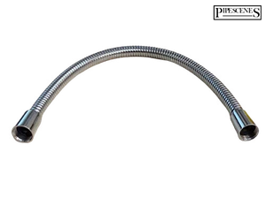 EXTRA KURZ 50 cm langer Duschschlauch 1/2" verchromt doppelt konisch Verriegelung - Bild 1 von 4