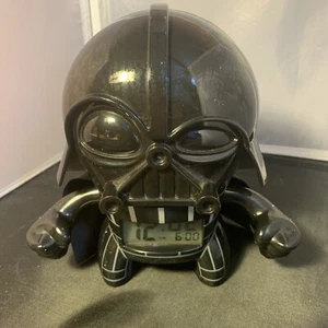 Star Wars TM Darth Vader Clock/Alarm -Lucas Film BulbBotz. -The Force No Cover - Picture 1 of 5