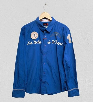 Robe Di Kappa Les Voiles de Saint-Tropez Long Sleeve Button Shirt Men`s Size S - Image 1 of 4