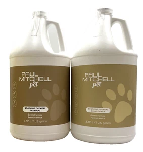 Paul Mitchell Pet Pet Soothing Oatmeal Shampoo & Conditioner Gallon - Picture 1 of 1