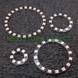 LED Ring (1ea 8/12/16/24) WS2812B 5050 RGB Integrated Drivers Arduino Y44 - Picture 1 of 9