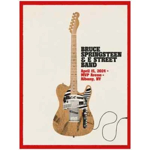 BRUCE SPRINGSTEEN Albany, NY 4/15/2024 Tour Poster #445/500 LIMITED!!! - Picture 1 of 1