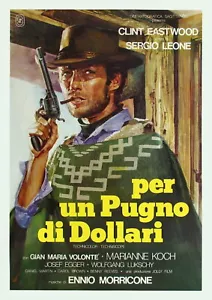 72598 A FISTFUL OF DOLLARIS Film Spaghetti Western da parete 16x12 Stampa POSTER - Foto 1 di 7