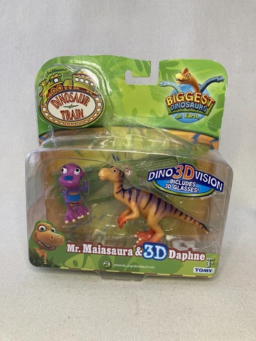 NIB NEW Dinosaur Train Mr. Maiasaura and 3d daphne Figures Cover