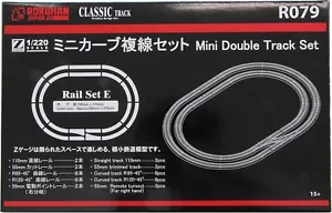 Rokuhan Z Gauge R079 Mini Curve Double Track Set - Picture 1 of 2