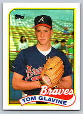 1989 Topps #157 Tom Glavine Atlanta Braves Baseball Card