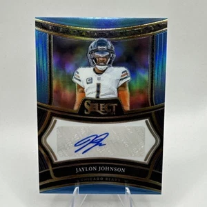 2025 Select Signatures Blue /49 Jaylon Johnson Bears DB - Picture 1 of 3