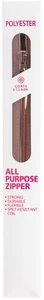 Coats All-Purpose Plastic Zipper 14"-London Tan - Picture 1 of 1