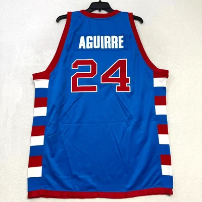 DePaul Blue Demons Mark Aguirre #24 NCAA Hardwood Legends Jersey 4XL Vintage - Image 1 of 4
