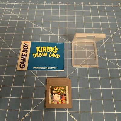 Kirby's Dream Land Dreamland Nintendo Game Boy Gameboy Original Auténtico Probado Foto 1 de 2