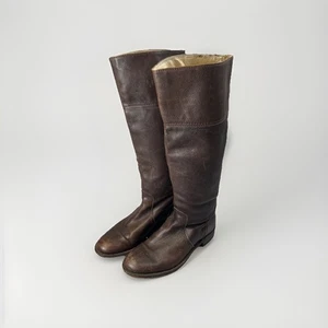 Juicy Couture Jane kniehohe Wildlederstiefel beige Vintage Y2K neu mit Karton Größe 8,5 - Bild 1 von 9