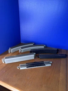 Bachmann E-Z Spur HO Spur 22 Stück schwarz und grau Terminal gerade gebogen A3 - Bild 1 von 5