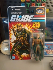 GI Joe 25th Anniversary Serpentor Cobra Emperor 3.75" Action Figure 2007 Hasbro - Picture 1 of 2