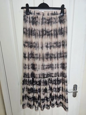 Size 10 BNWT F&F Beige Tie Dye Tribal Maxi Skirt - Image 1 of 4