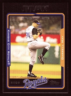 Darrell May Kansas City Royals 2005 Topps Black #113 SN /54 - Image 1 of 2