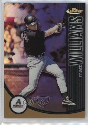 2001 Topps Finest Refractor /499 Matt Williams #76 - Image 1 of 2