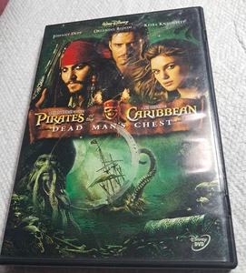 Pirates of the Caribbean Dead Man's Chest DVD Johnny Depp Keira Knightley Disney - Imagen 1 de 2