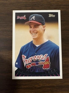 1995 Topps Traded & Rookies - Rookie of the Year Candidate Chipper Jones #128T - Bild 1 von 2