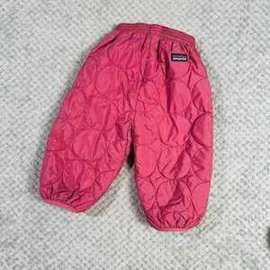 Vintage Patagonia Wende Schneehose rosa/geblümt Daunenfüllung Baby  - Bild 1 von 8