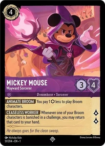 Mickey Mouse - Wayward Sorcerer  51/204.Lorcana The First Chapter - Picture 1 of 1