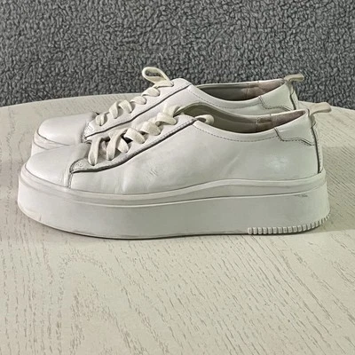 Zapatos Vagabond para Mujer 11 Blanco Cuero Plataforma Stacy Suela Gruesa Trozo Tenis Foto 1 de 4