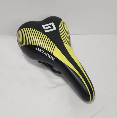 Genesis Bike Saddle Padded, Drop-Nose, Railed Bicycle Seat With Guts - EXCELLENT - Image 1 of 4