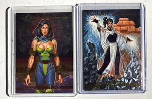 1993 Marvel Masterpieces Dyna-Etch X-Men S2 S3 Inserts CEREBRA Krystalin - Bild 1 von 5