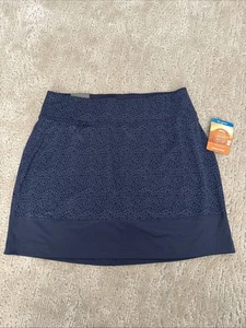 NEU Columbia Omni Shade Whispering Lakes Skort mit Innenfutter Damen Medium marineblau - Bild 1 von 5