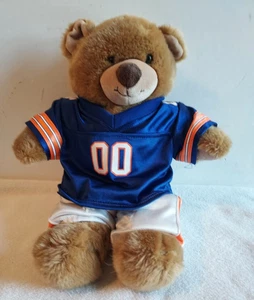 Peluche Build a Bear marrón con uniforme de fútbol americano de los Chicago Bears BAB 14" - Imagen 1 de 10