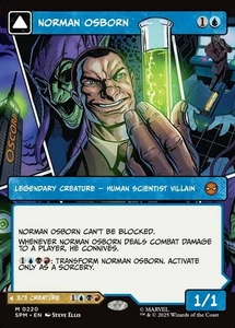 Norman Osborn / Green Goblin (Borderless) (NM) - Marvel's Spider-Man - MTG - Picture 1 of 2