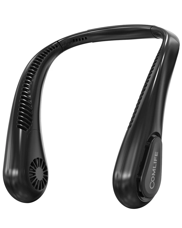 Comlife Bladeless Neck Fan 3 Speeds HF370 White