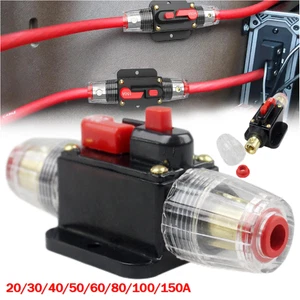 20-150AMP Leitungsschutzschalter Dual Batterie IP67 12V-24V Sicherung manueller Reset wasserdicht - Bild 1 von 16