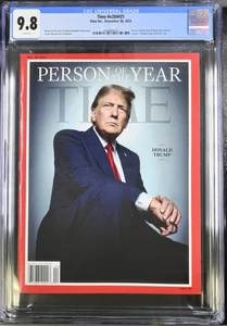 ⭐️DONALD TRUMP - TIME MAGAZINE - PERSON OF THE YEAR 2024 - CGC 9.8🔥 - Picture 1 of 4