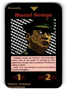 Juego Base de Cartas Manuel Noriega INWO Illuminati Nuevo Orden Mundial  - Imagen 1 de 4