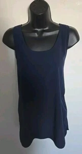 Gap Navy Blue Sleeveless Top Size Medium Great Condition - Picture 1 of 4
