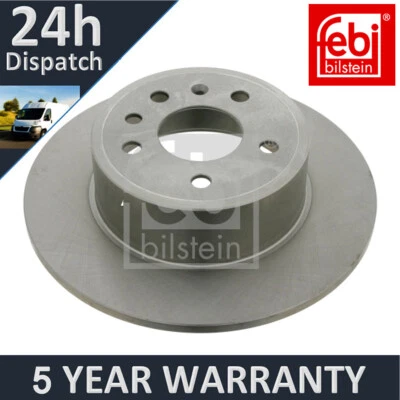 Disco de freno trasero Saab 9-5 9-3 900 Vauxhall Vectra Opel Chevrolet Febi Foto 1 de 2