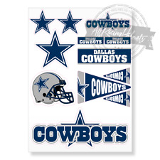 Dallas Cowboys NFL Football A4 High Quality Printed Vinyl Decal Stickers Set New