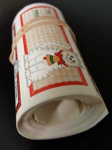 100+ Vintage Christmas To-From Labels 1980s (Rolled) - Bild 1 von 7