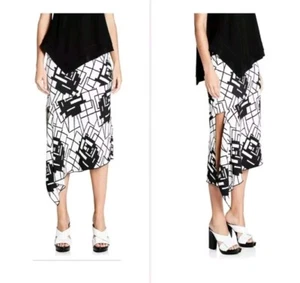 MANNING CARTELL Womens Size 10 Geometry rules Aysemmetric Midi Skirt NWT $399 - Picture 1 of 8