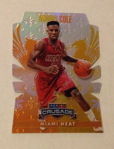 2013/14 Crusade NORRIS COLE Orange Die Cut #56/99 Made #9 Heat Panini