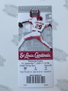 2006 Pittsburgh Pirates at St Louis Cardinals Ticket 01.09.06 - Bild 1 von 1