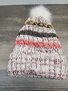 Arianna By Howard's Colorful Hat With Pom & Lined With Softness - Picture 1 of 9