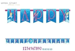 Cinderella Jumbo Banner Age Birthday Princess Party Supplies FAST SHIPPING - Picture 1 of 1