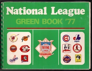 1977 National League Major League Baseball grünes Buch - Bild 1 von 2